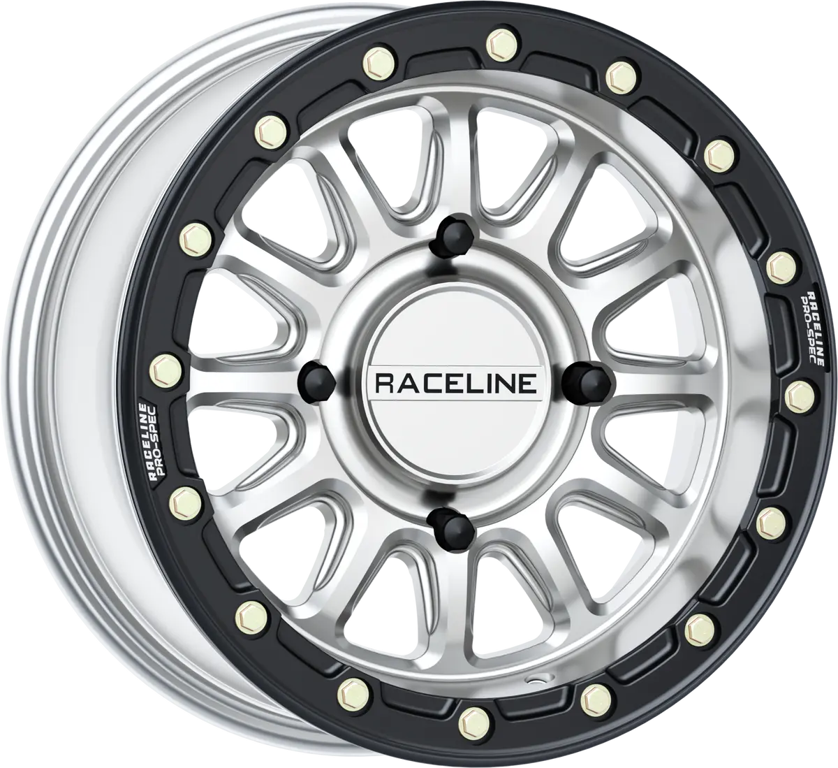 Alpha Hyper Wheel 4/137 Hyper Silver/Blk 15X7 (+10Mm) - 570-2133 1