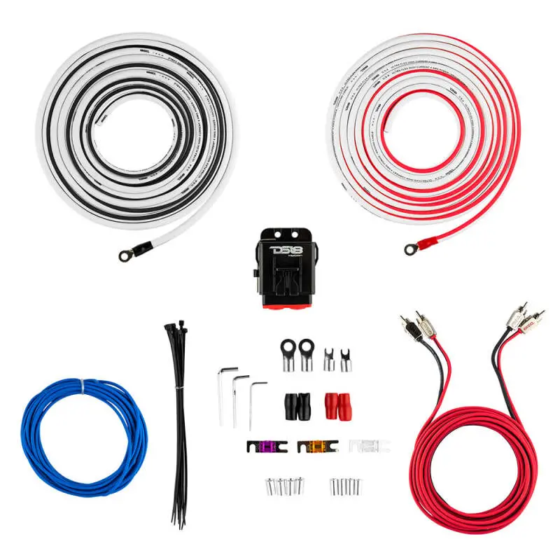 Ds18 Marine Amplifier Installation Kit 4-Ga 100% Copper Tinned Wire 1