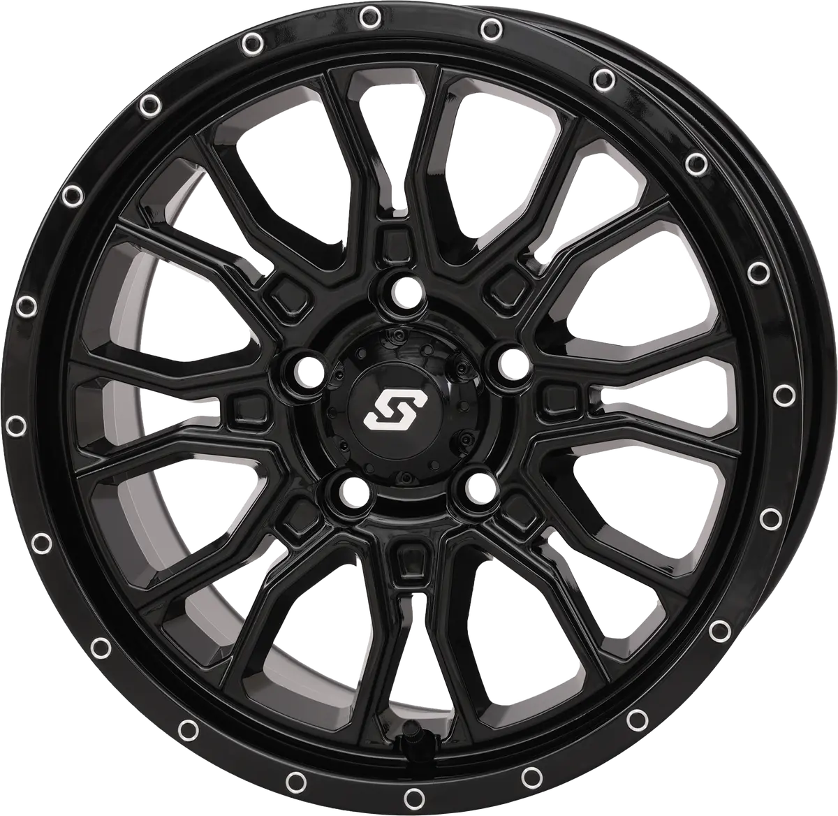 Fusion Wheel 15X7 5+2 5/4.5 Gloss Black - 570-9130 1