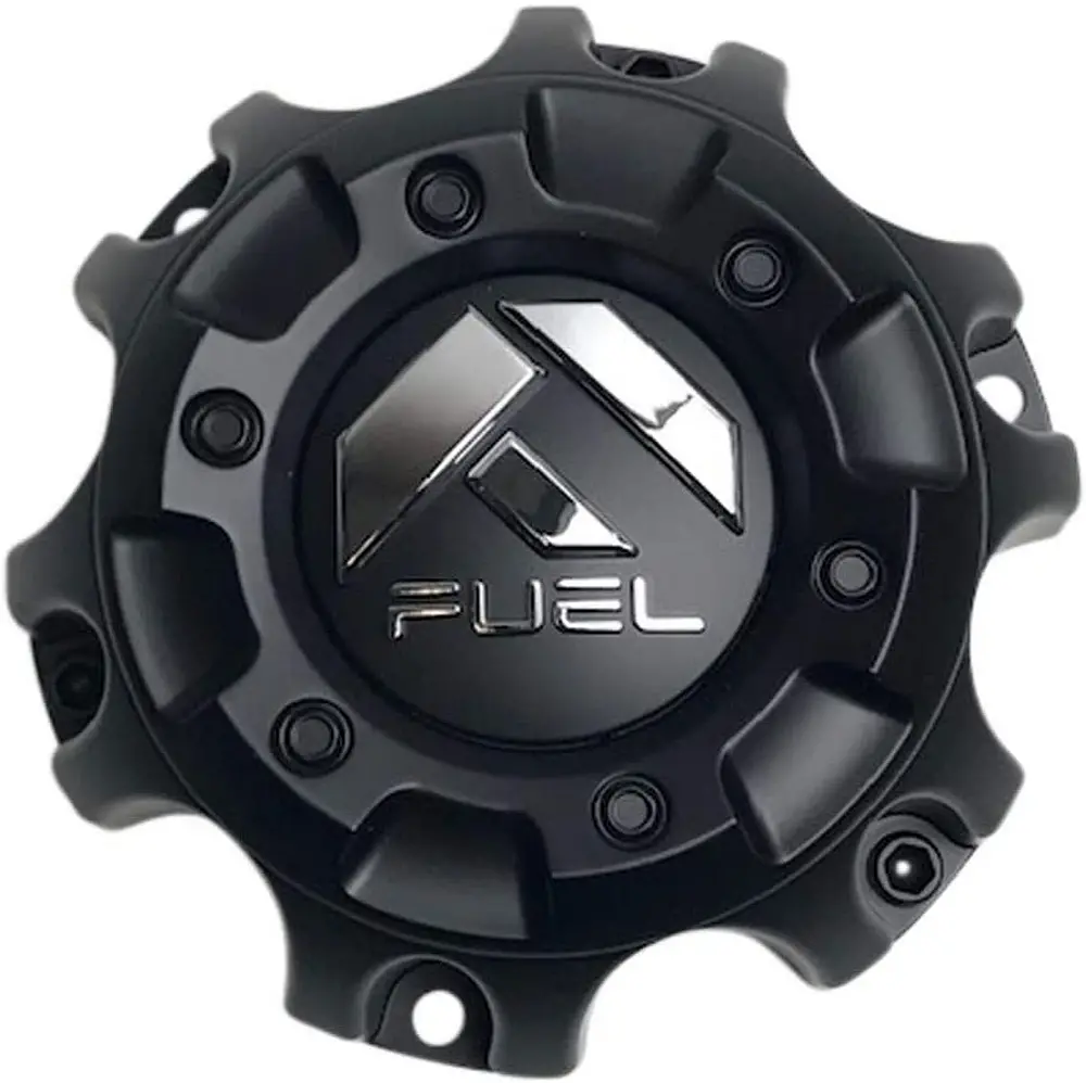 Fuel Matte Black 6 Lug Cap-Short (1.35") - 1001-58B 1