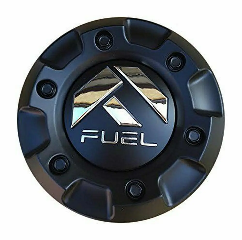 Fuel-Top Section Of Cap-Mt-Blk/Chr Logo - 1001-58Cen-B 1