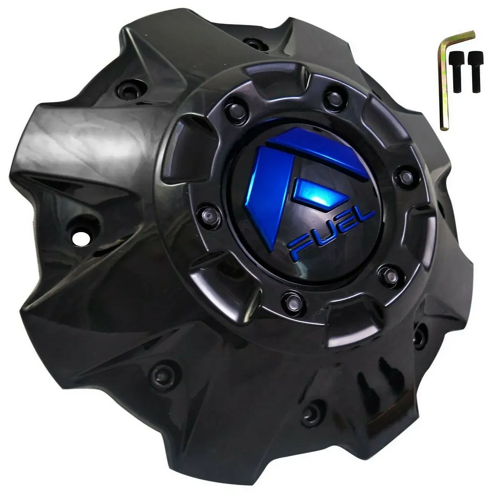 Fuel Cap 5/6 Lug G-Blk Blue Cover - 1001-63Gbk 1