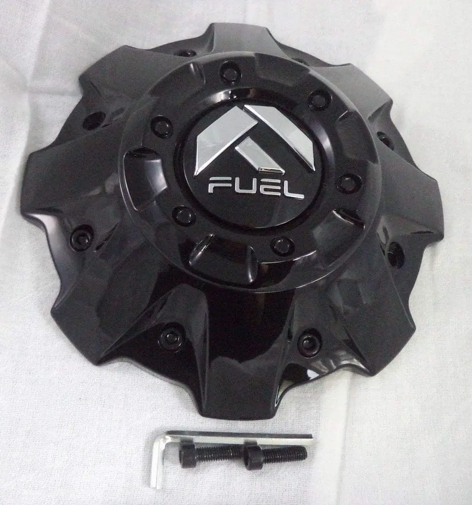 Fuel Gloss Black Cap-Black Rivets - 1001-63Gbr 1