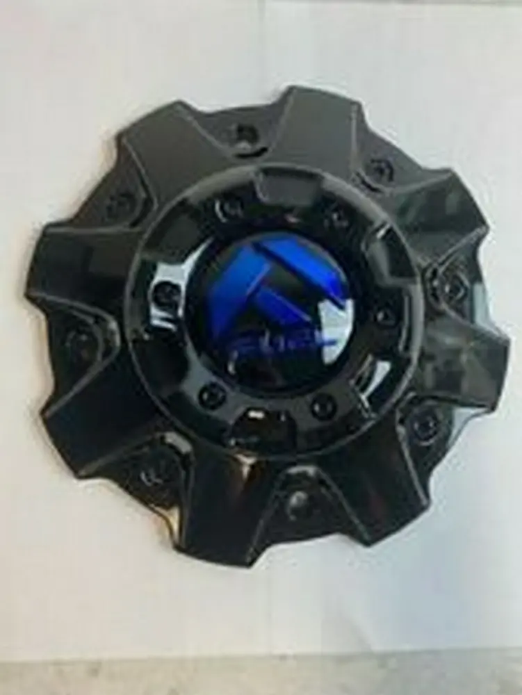 Fuel Matte Black Cap Red Logo - 5/6 Lug - 1001-63Mbq 1