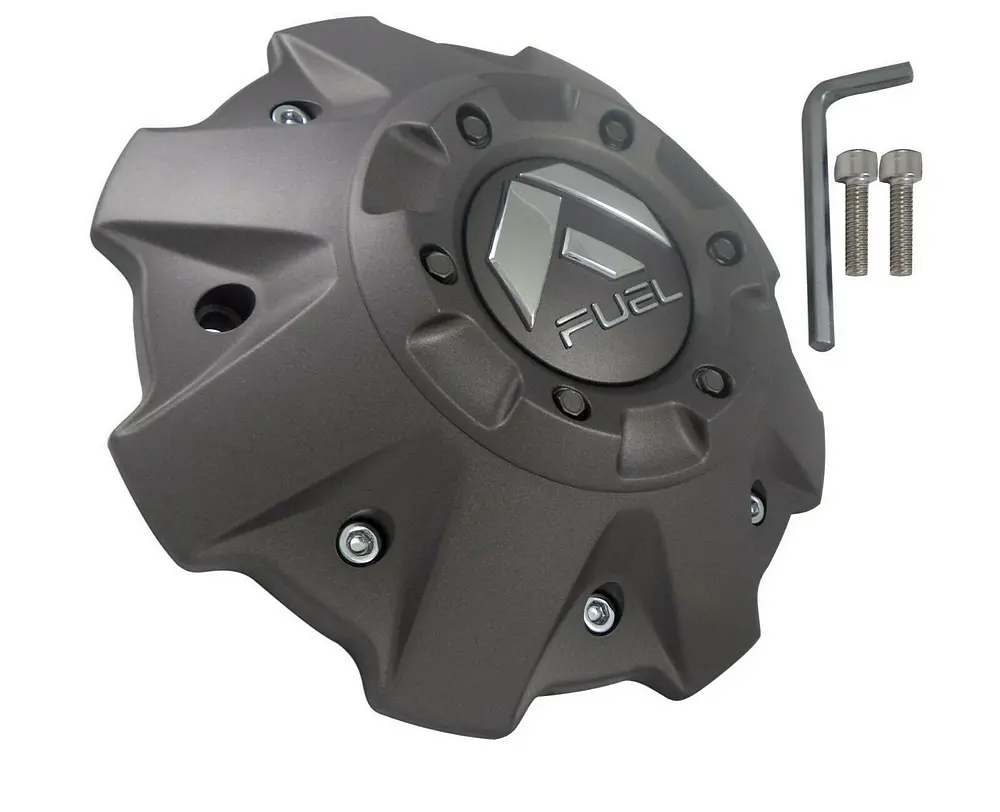Fuel Gunmetal Covered Cap 5/6 Lug - 1001-63V 1