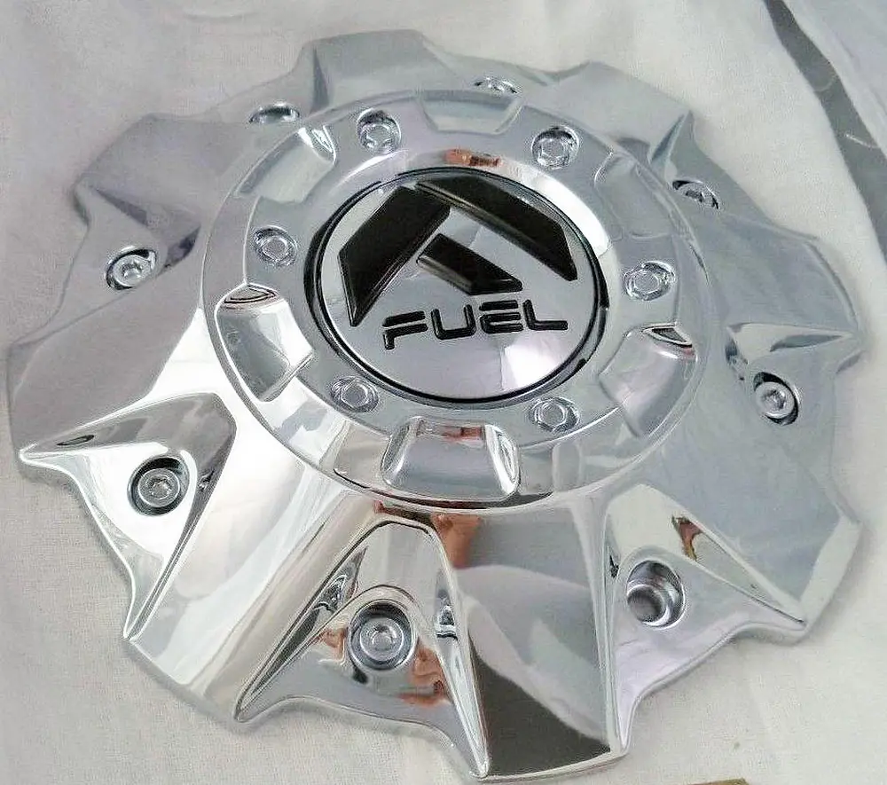 Fuel 5/6 Lug Chrome Cap (Flat Bottom) - 1001-81 1