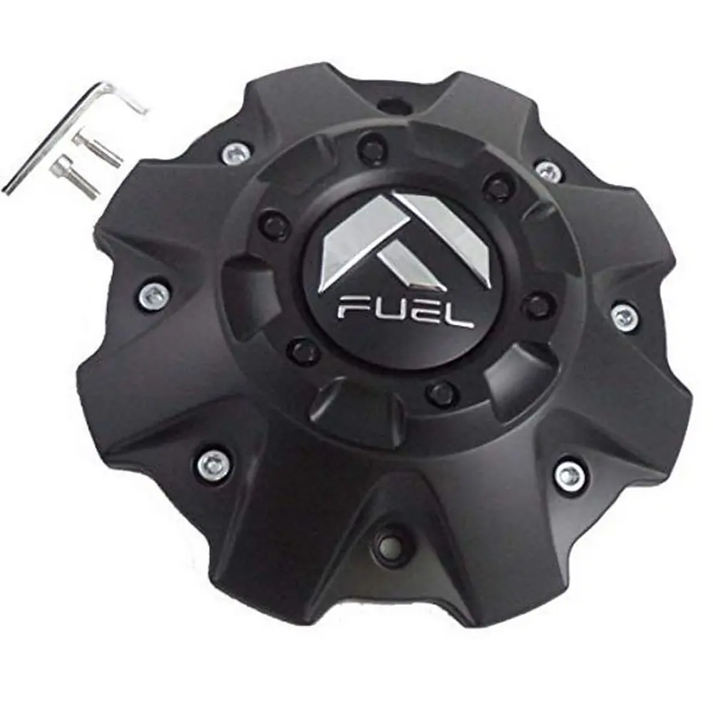 Fuel 5/6 Lug Mt-Blk Cap (Flat Bottom) - 1001-81Mb 1
