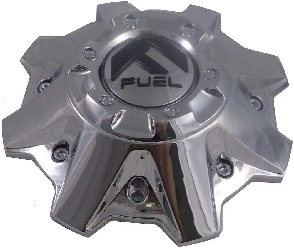 Fuel 8 Lug Chrome Cap (Flat Bottom) - 1001-83 1