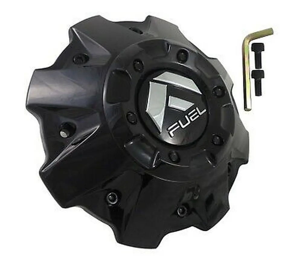 Fuel Gloss Black Cap (Flat) Black Bolts - 1001-83Gbr 1