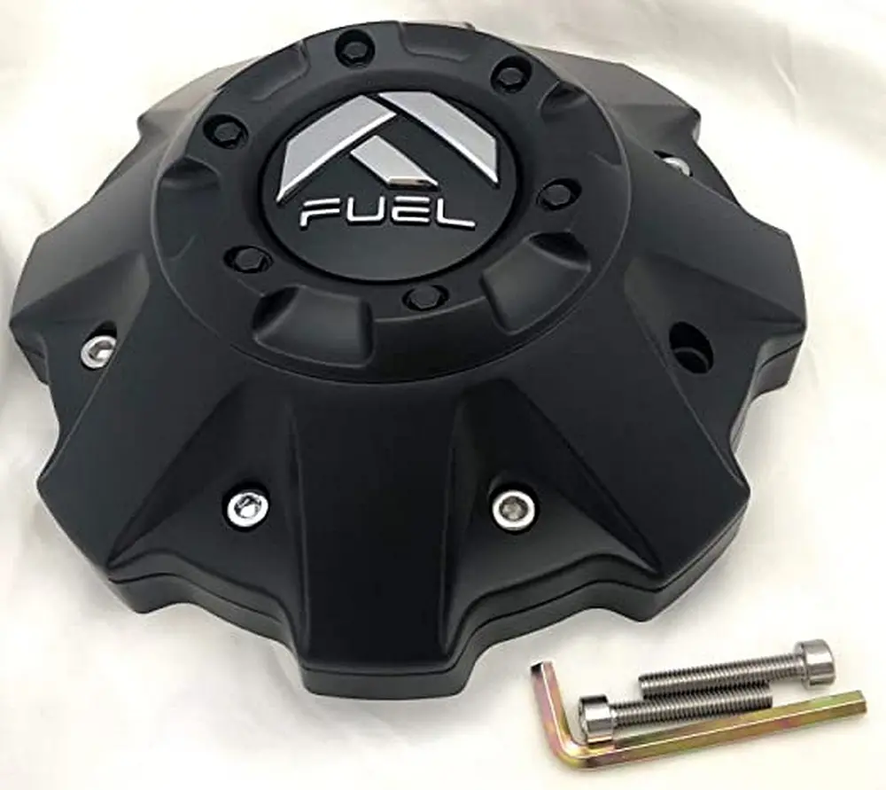 Fuel 5/6 Flat Bottom Matte Black Cap - 1002-48B 1