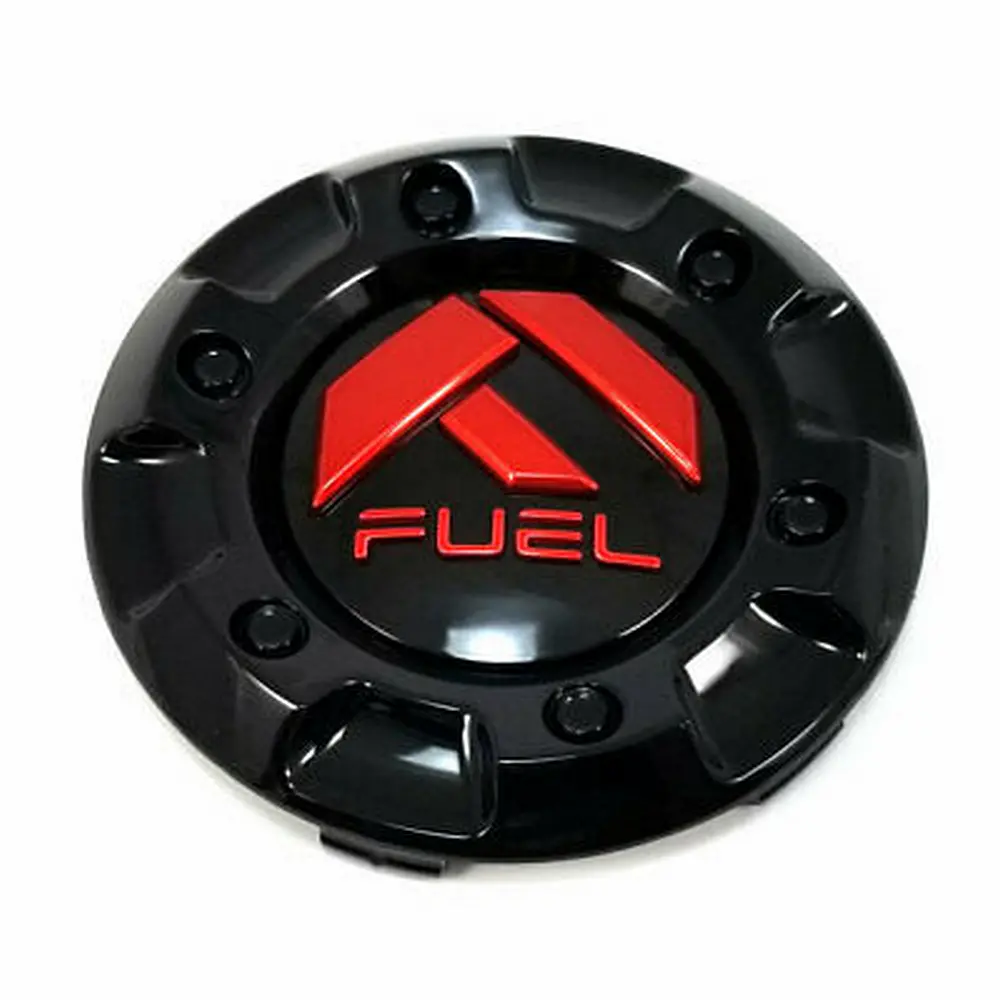 Fuel 8 Bar Short Cap-Gl-Blk Red Logo - 1003-84Gbq 1