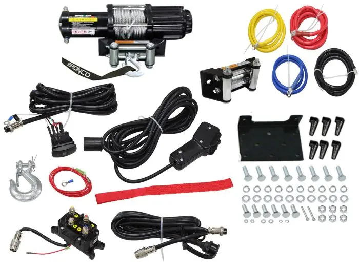 Winch 6,000 Lbs Wire Type, Steel Wire - Ac-12134 1