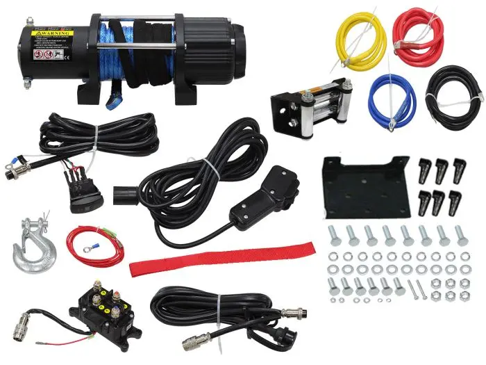 Winch 6,000 Lbs Wire Type, Synthetic Rope - Ac-12135 1