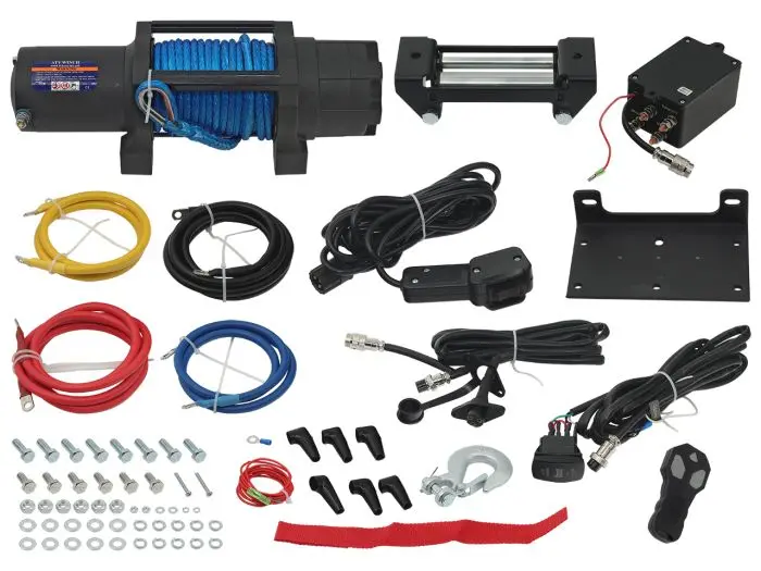 Winch 6,000 Lbs Wireless Type, Synthetic Rope - Ac-12135-1 1