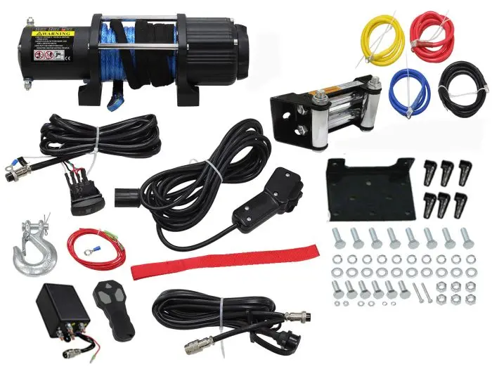 Winch 5,000 Lbs Wireless Type, Synthetic Rope - Ac-12136-1 1