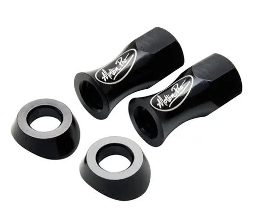Liteloc Rim Lock Nuts With Beveled Washers 13Mm, Black, Set Of - 11-0075 1