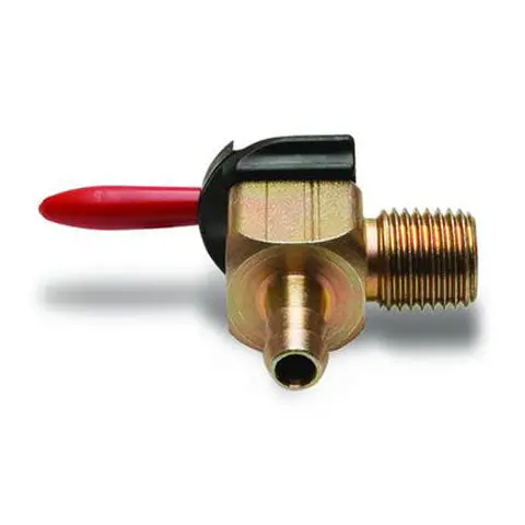 Fuel Valve, 90 Degree, 1/4 Npt X 1/4 Inch Barb - 12-0085 1