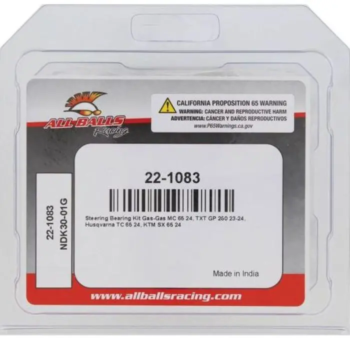 All Balls Racing Steering Bearing Kit - 22-1083 1