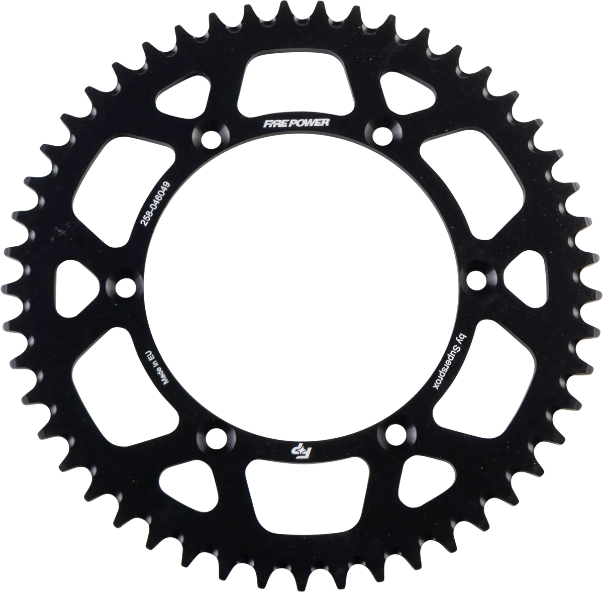 Rear Sprocket Aluminum 49T Blk - 258-046049 1