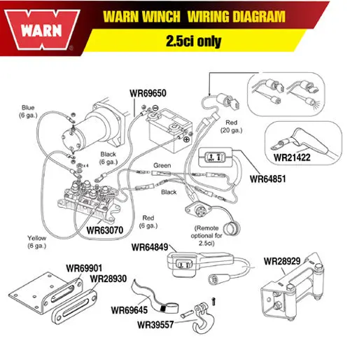 Warn Contactor 12Vdc - 63070 1