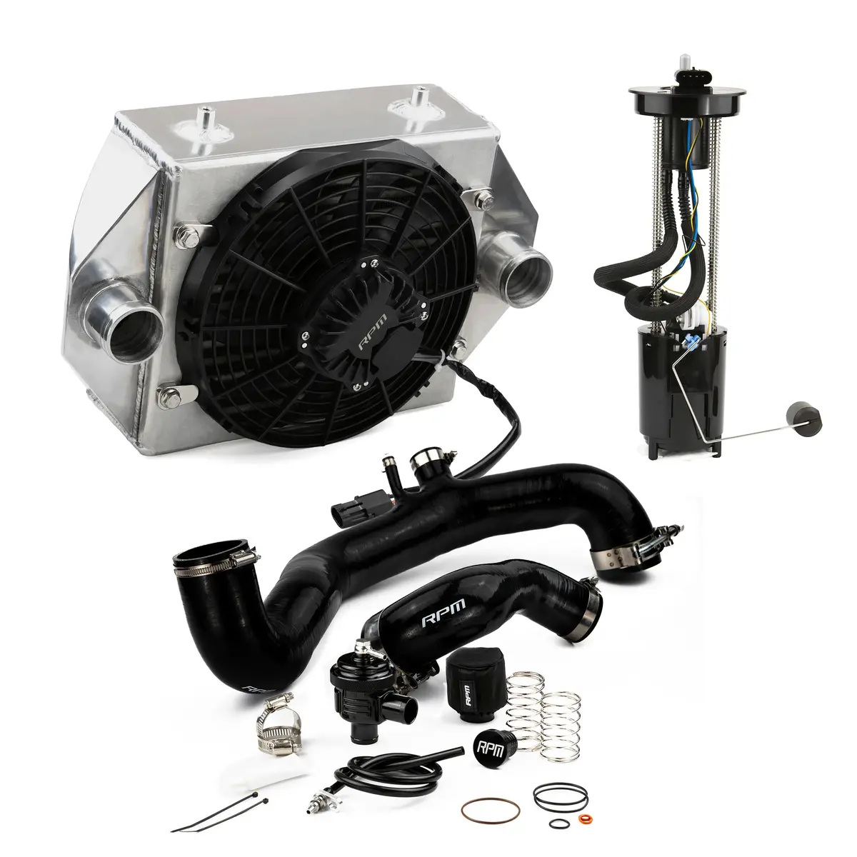 Rpm 2017-2019 Can-Am X3 120Hp To 170+Hp Upgrade Kit X3 Big Core Intercooler, Fuel Pump & Silicone 2