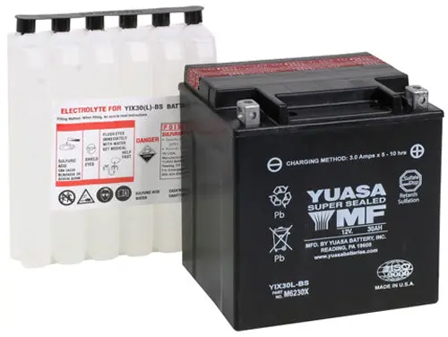 Yuasa Yix30-L-Bs-Pw High Performance, Maintence Free - Yuam6230xpw 1