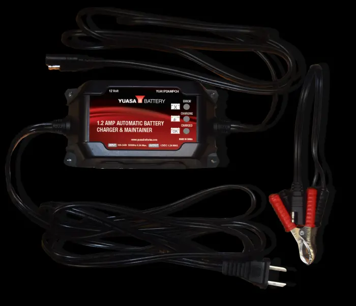 Yuasa 1.2 Amp Battery Charger - Yua1p2ampch 1