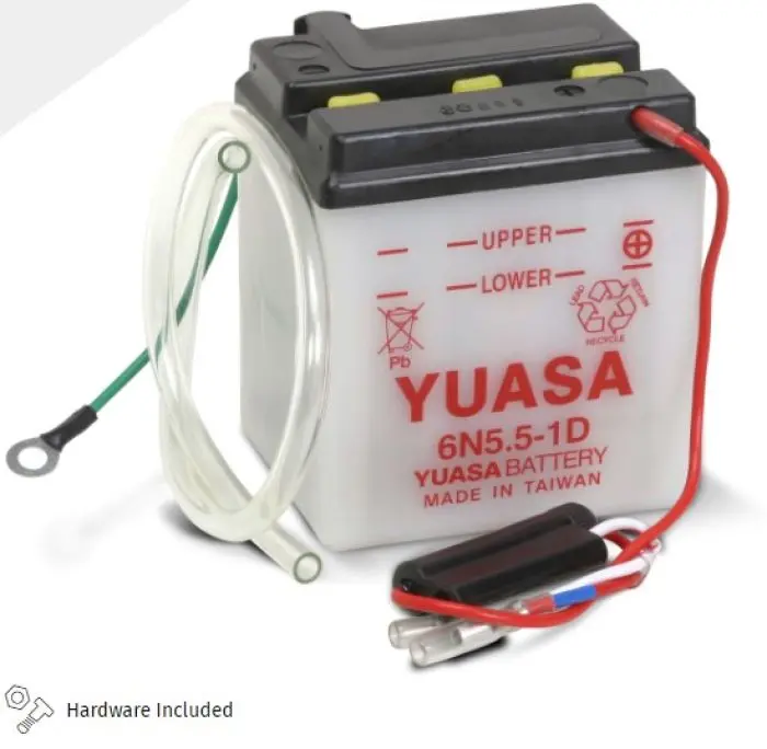 Conventional 6N5.5-1D 6 Volt Battery - Yuam2655b 1