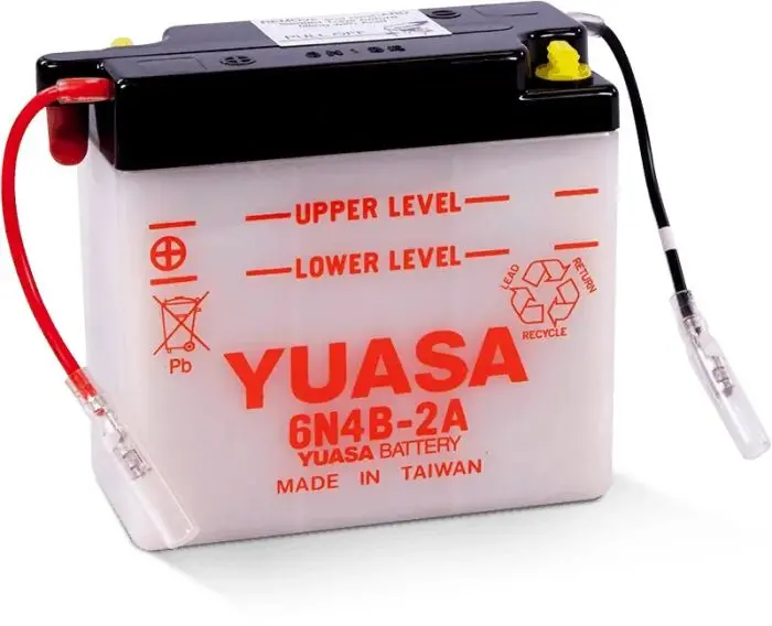 Conventional 6N4b-2A 6 Volt Battery - Yuam26b4b 1