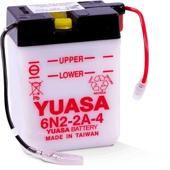 Conventional 6N2-2A-4 6 Volt Battery - Yuam2620b 1
