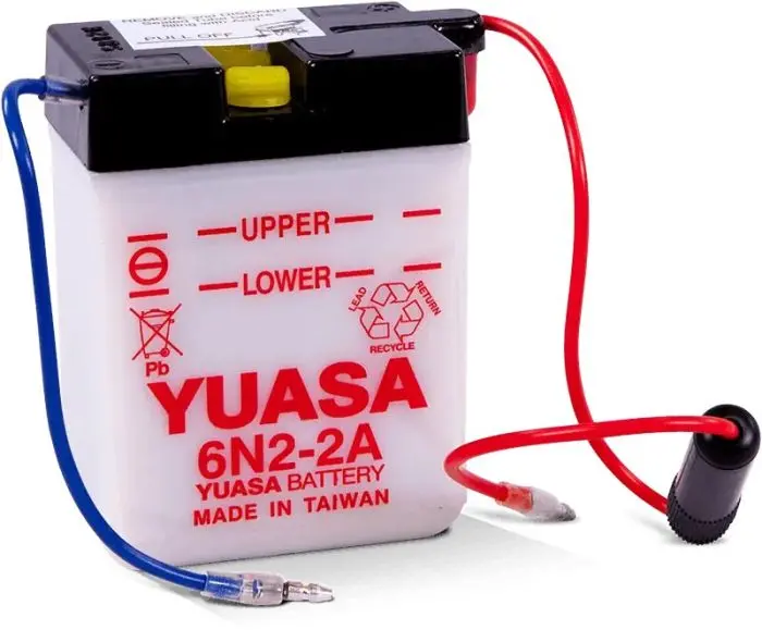 Conventional 6N2-2A 6 Volt Battery - Yuam2620a 1