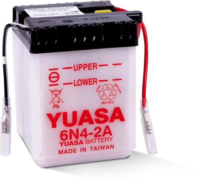 Conventional 6N4-2A 6 Volt Battery - Yuam2640b 1