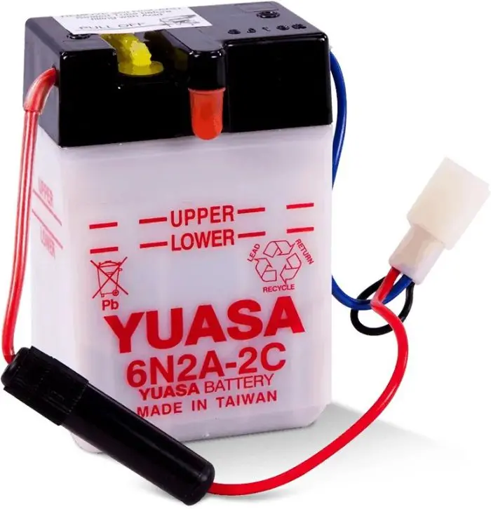 Conventional 6N2a-2C 6 Volt Battery - Yuam262ac 1