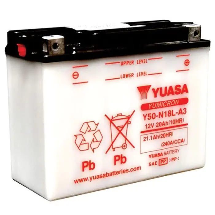 Yuasa Y50-N18l-A3 Yumicron-12 Volt Battery - Yuam228a3twn 1