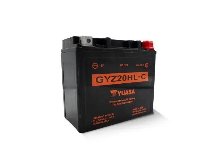 Yuasa Gyz20hl-C Factory Activated, Maintenance Free - Yuam720ghc 1