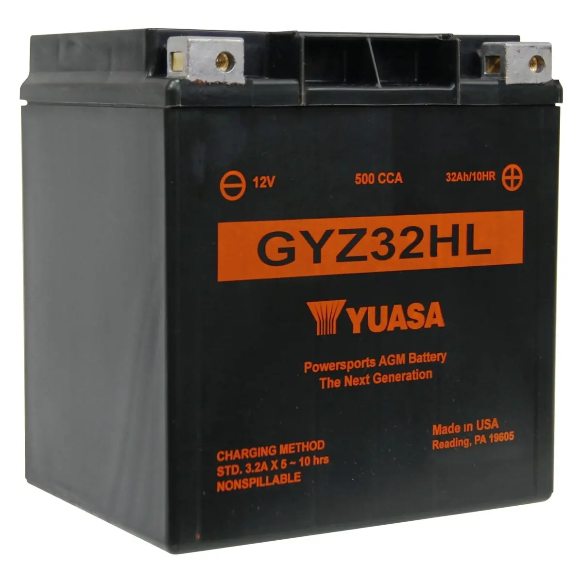 Yuasa Gyz32hl Factory Activated, Maintenance Free - Yuam732ghl 1