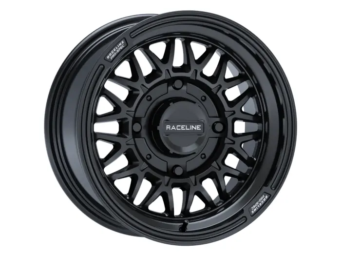 Raceline Omega Gloss Black 15X7 4X156 +10 - A13gb-57056+10 1