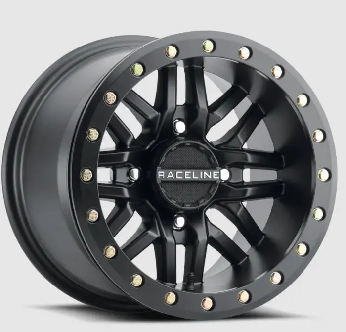 Raceline Bl Ryno Black W/Black Ring 15X10 4X156 (5+5) - A91b-51056-55 1