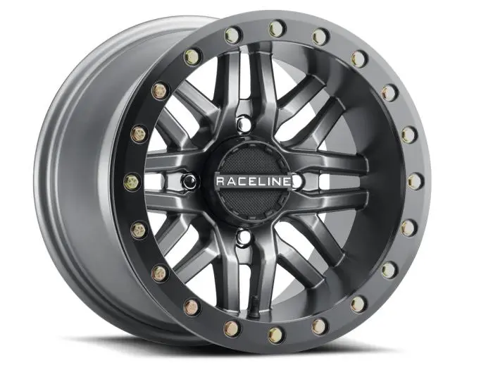 Raceline Bl Ryno Gun Metal W/Black Ring 14X7 4X156 (5+2) - A91g-47056-52 1