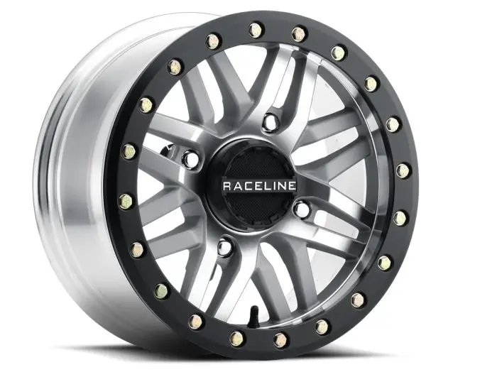 Raceline Bl Ryno Black Machined W/Blk Ring 15X7 4X156 +10Mm - A91ma-57056+10 1