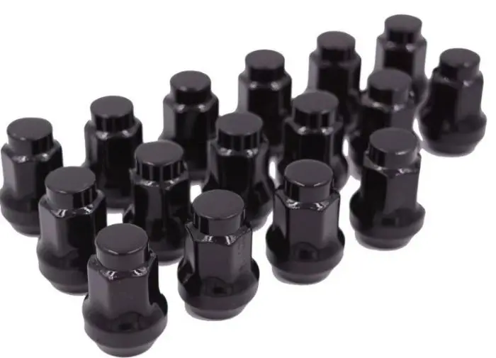 Raceline 16 Pack 3/8" X 24Mm (14Mm Hex Conical)Blk - Rlug-Bx13b 1