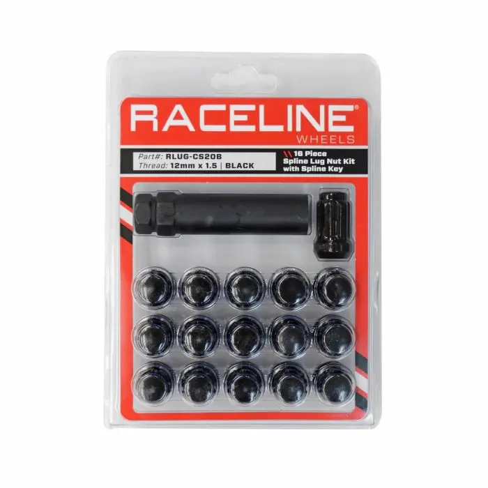 16Pk 12X1.5 Spline Blk Cs Pack - Rlug-Cs20b 1