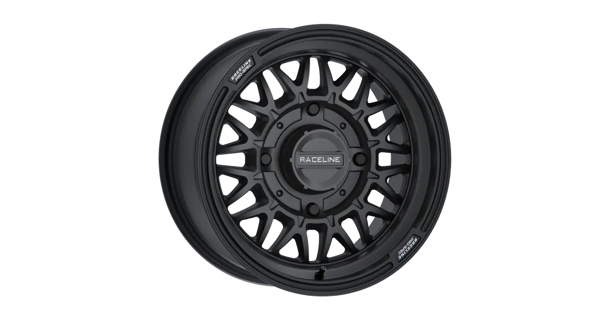 Raceline Omega 14X7 4/156 5+2 (+10Mm) Satin Black - 570-2077 1