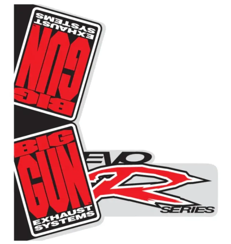 Big Gun Evo R Muffler Wrap Decal 1