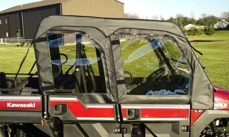 Seizmik 15+ Kawasaki Mule Pro-Dxt/Fxt Soft Upper Door Kit 1