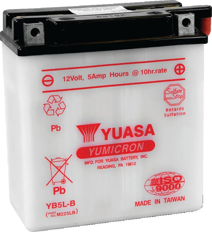 Yuasa Yb5l-B Yumicron 12-Volt Battery 1