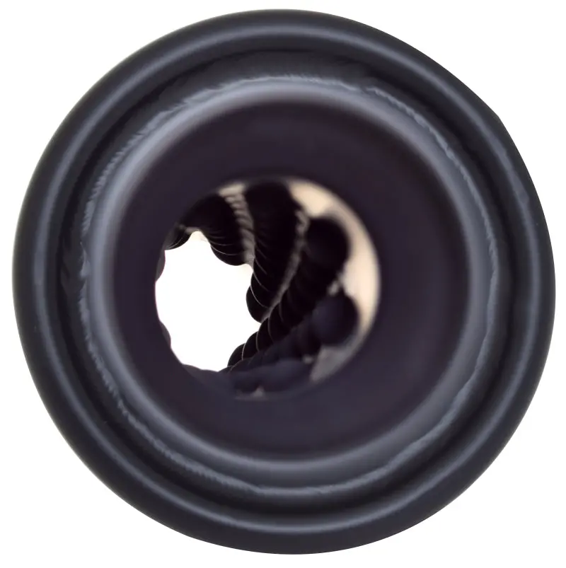 Gibson Rolled Edge Angle-Cut Muffler Quiet Tip - 4In Od/2.25In Inlet/12In Length - Black Ceramic 1