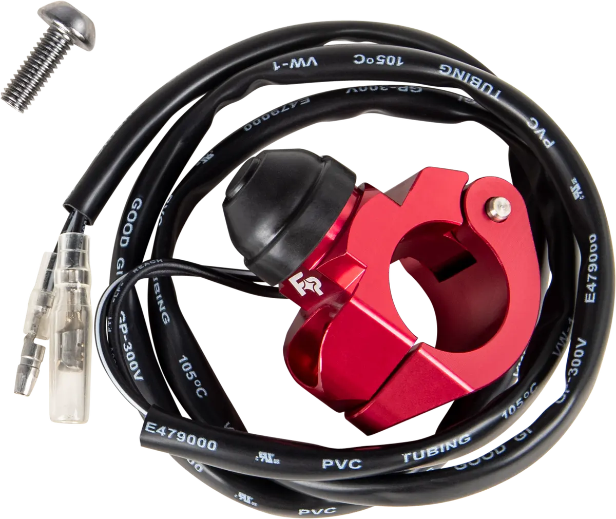 Kill Switch Single Bolt Clamp Red - 57-5044 1