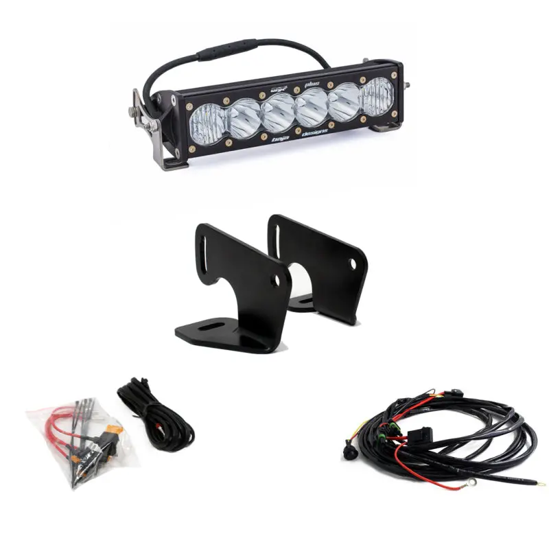 Baja Designs Polaris Rzr Pro Xp Hood Light Mount Kit 10In Onx6+ 1