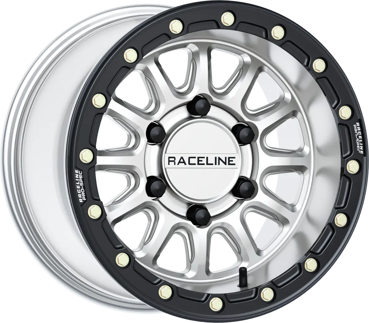 Alpha Hyper Wheel 6/5.5 Hyper  Silv/Blk  15X10  +25Mm - 570-2132 1